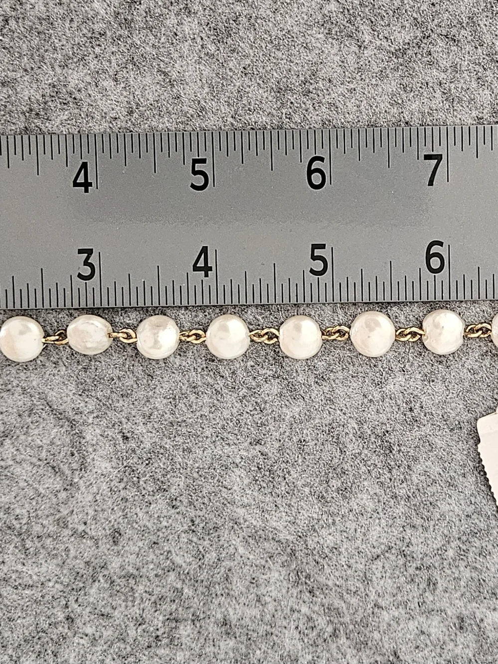 J. Crew Gold & White Pearl-Style Bracelet - Picture 2 of 2